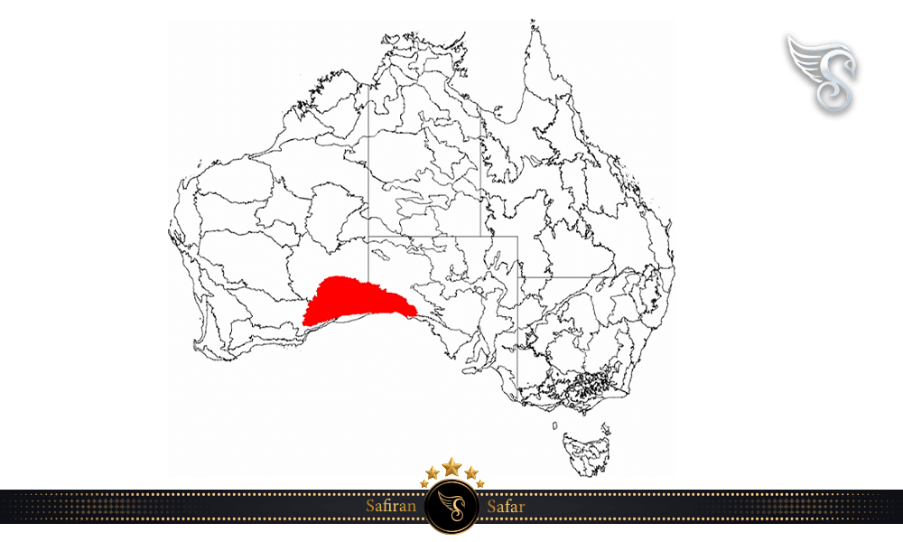 موقعیت دشت نولاربور در استرالیا