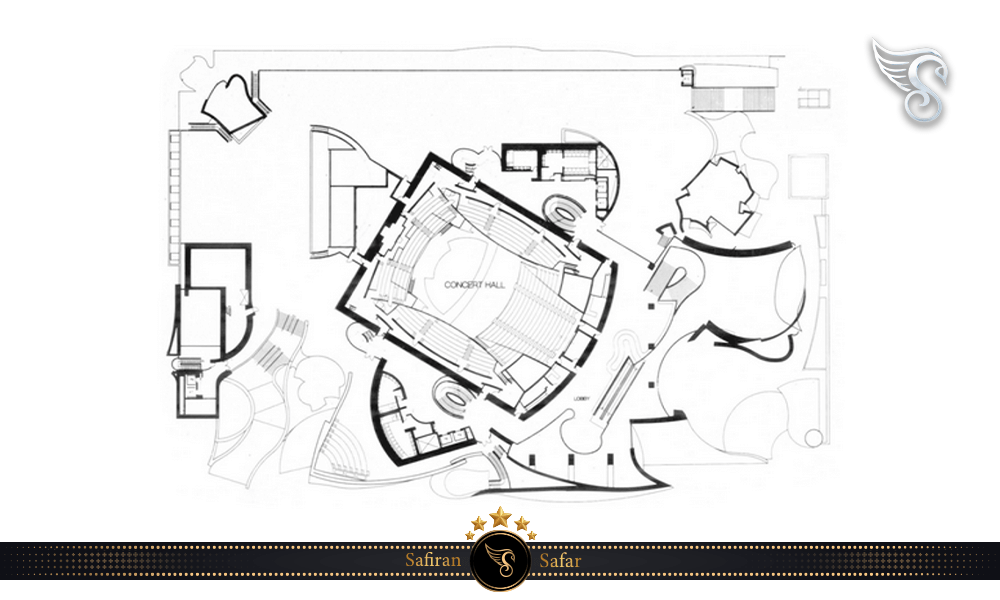 آشنایی با نحوه طراحی تالار کنسرت والت دیزنی