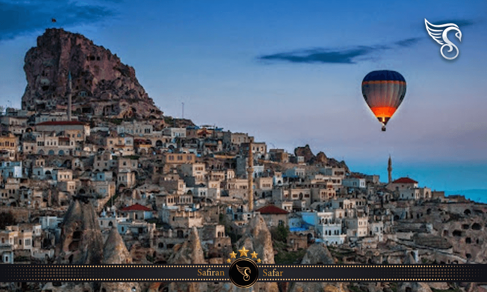 معماری قلعه اوچ حیصار ترکیه