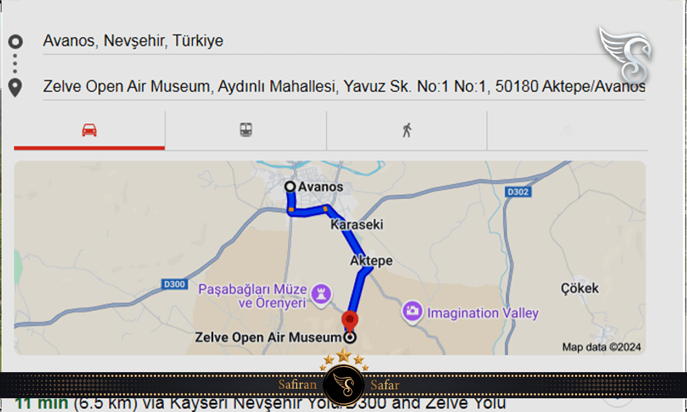 نحوه بازدید از موزه فضای باز زلوه ترکیه