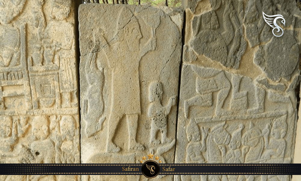 مجسمه شیر در موزه فضای باز کاراتپه اصلانتاش