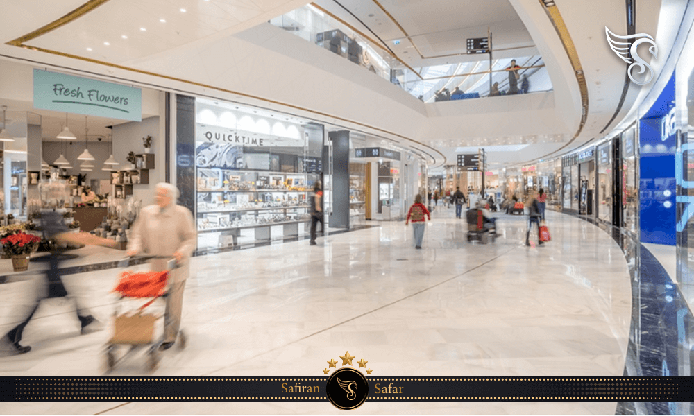 بخش های مختلف مرکز خرید سنتروم کودوف چک