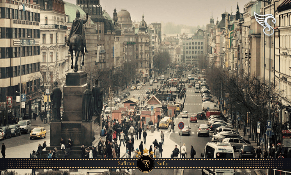 معرفی میدان واتسلاو از جاذبه های معروف چک