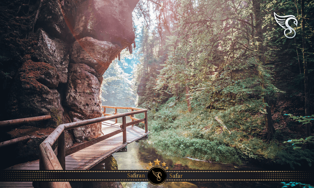 چشم اندازهای چشم نواز پارک ملی سوئیس بوهمی چک