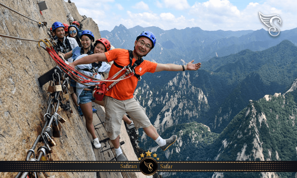 مسیرهای خطرناک و هیجان انگیز صخره زوجیانگ