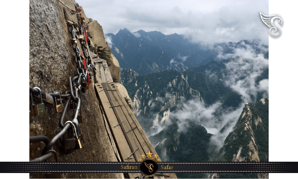 موقعیت جغرافیایی صخره زوجیانگ هواشان در چین