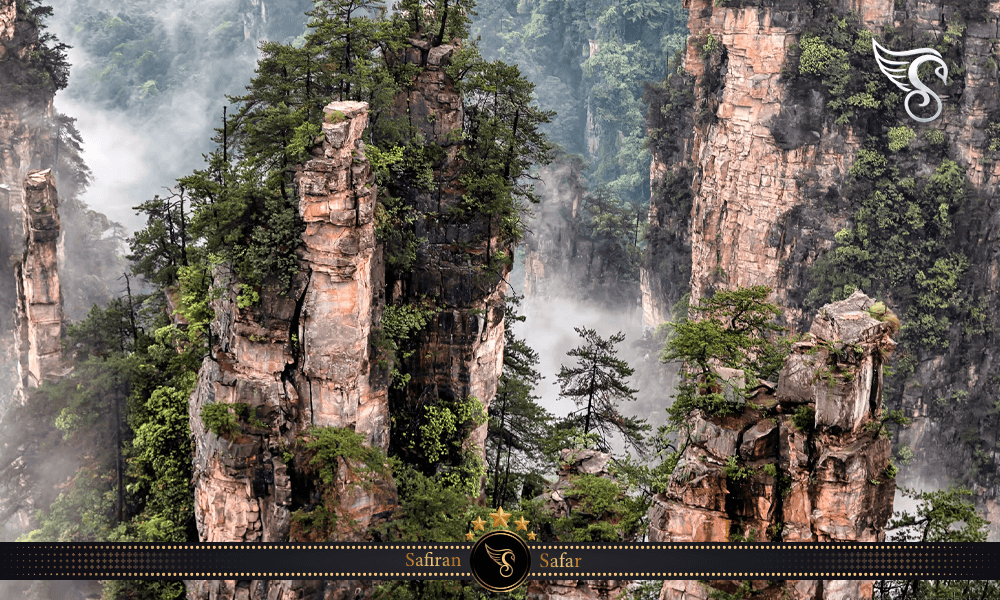 نحوه دسترسی به پارک جنگلی ملی ژانگجیاجی چین