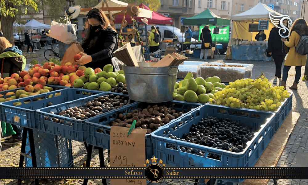 انواع بازار کشاورزان پراگ