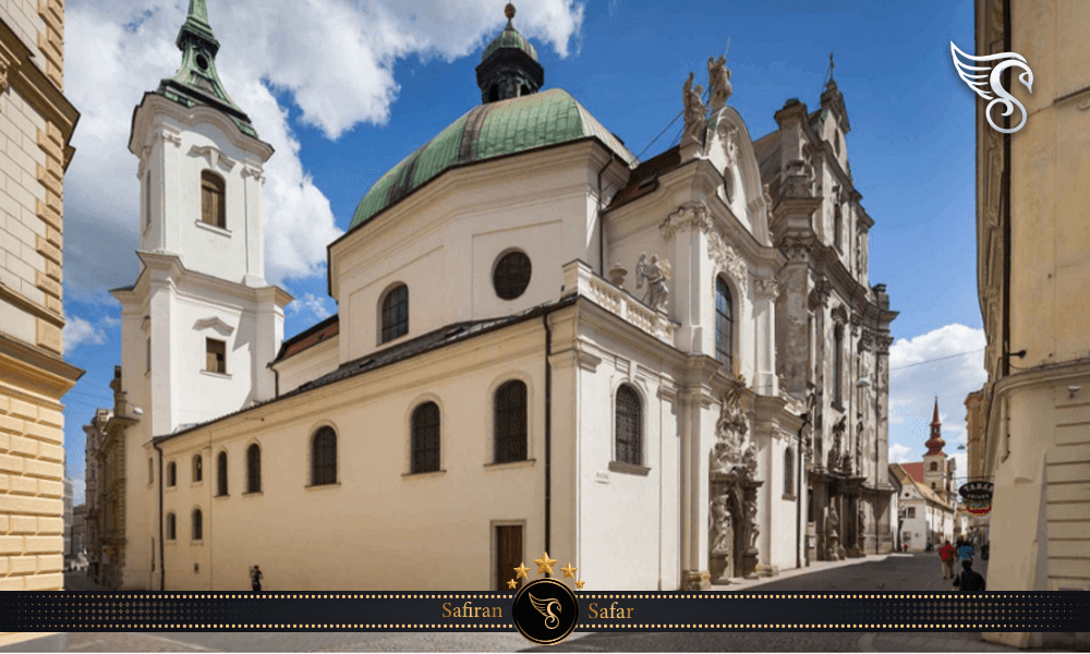 نمایی از کلیسای سنت جان باپتیست چک در شهر برنو