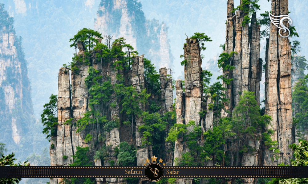 پارک جنگلی ملی ژانگجیاجی چین؛ بهشت مناظر سنگی