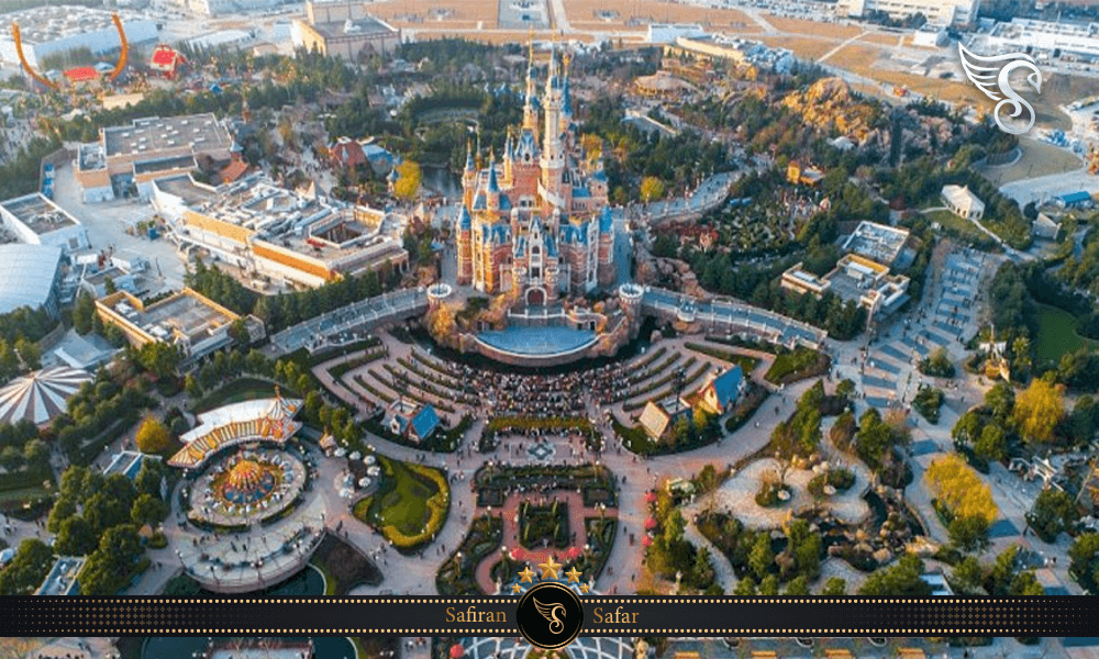 بخش های مختلف دیزنی لند شانگهای چین