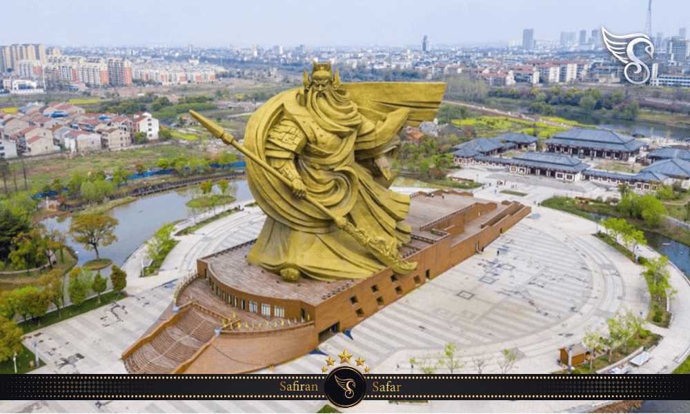 مشخصات ظاهری مجسمه خدای جنگ در چین