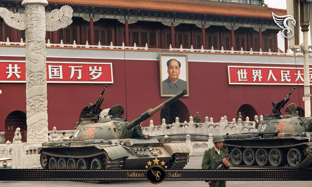 جاذبه های دیدنی در میدان تیان ‌آنمن در چین